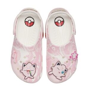 Crocs Pokemon‎ Jigglypuff Classic Clogs Pink Light Up Mens Size 10 W 12  NWB